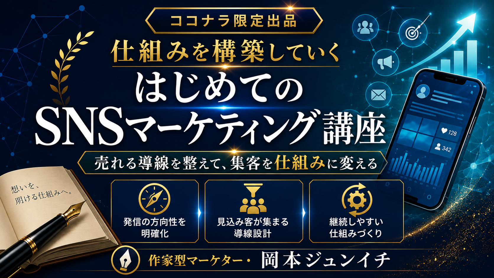 仕組みを構築していく はじめてのSNSマーケティング講座