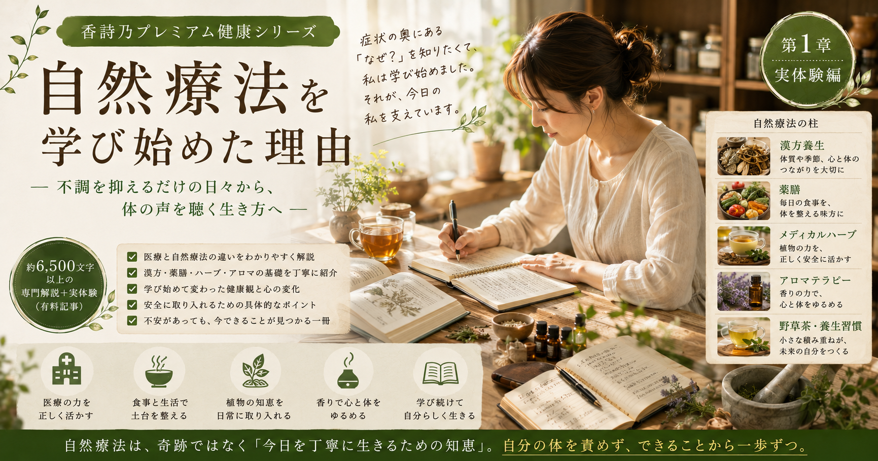 自然療法を学び始めた理由