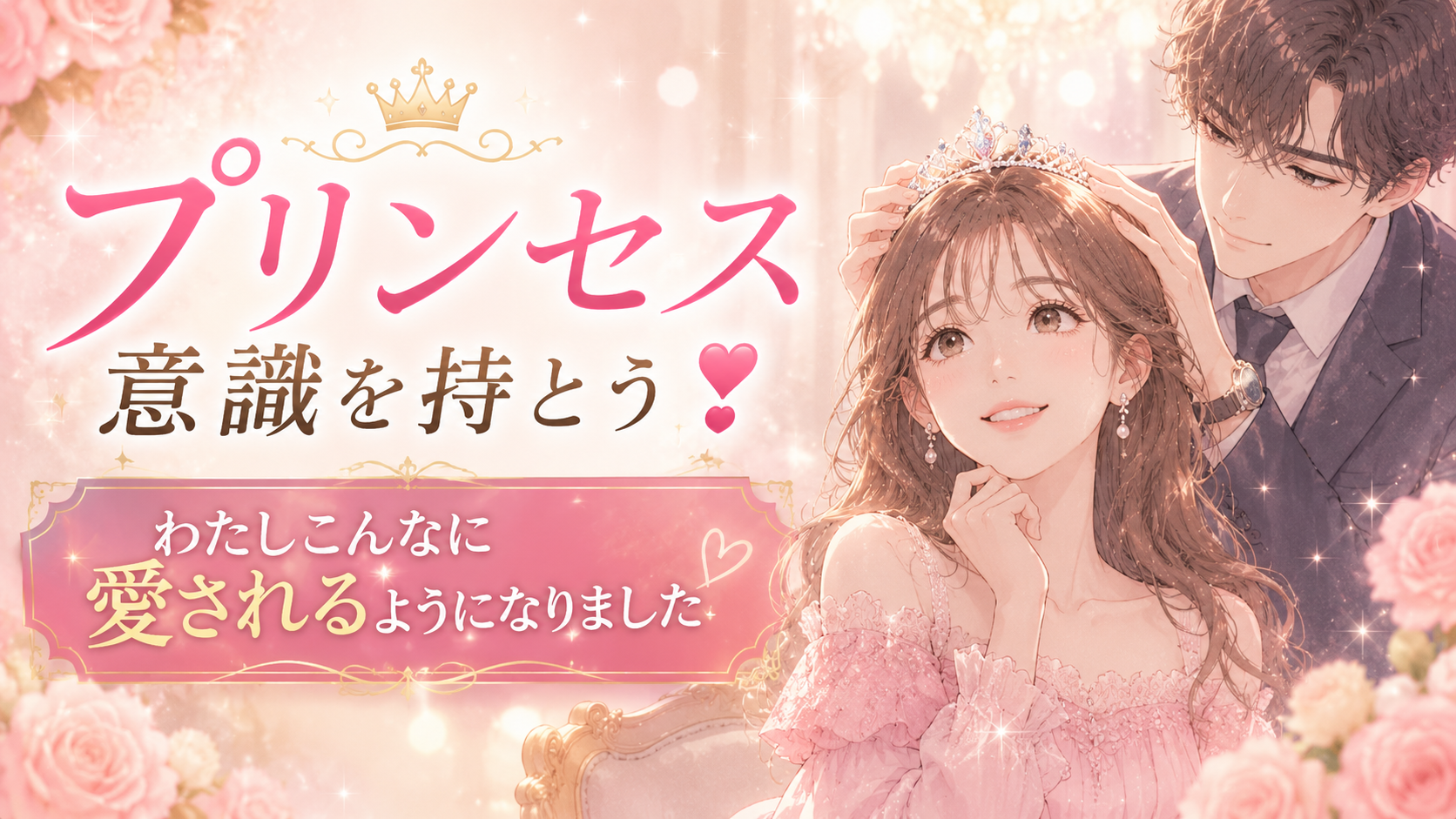 【プリンセス意識を持とう👸】私、こんなに愛されるようになりました💓(本命デザインメソッドのさわりです🙏)