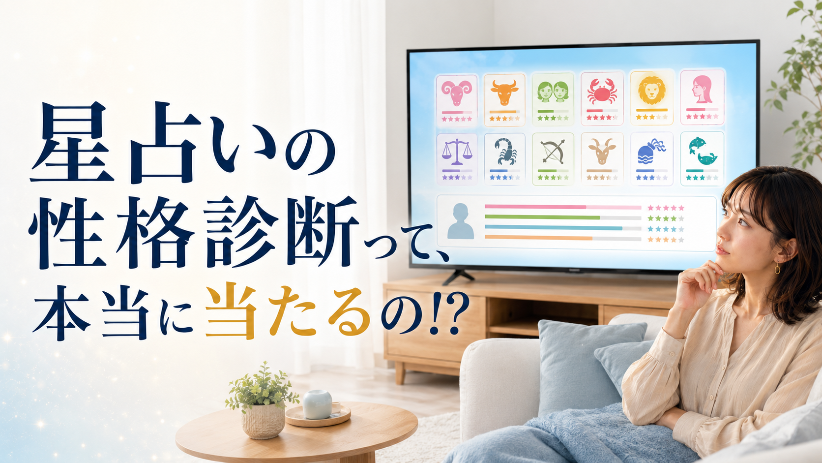 星占いの性格診断って本当に当たるの⁉